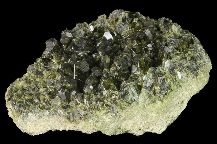 Epidote Crystal Cluster - Peru #141852
